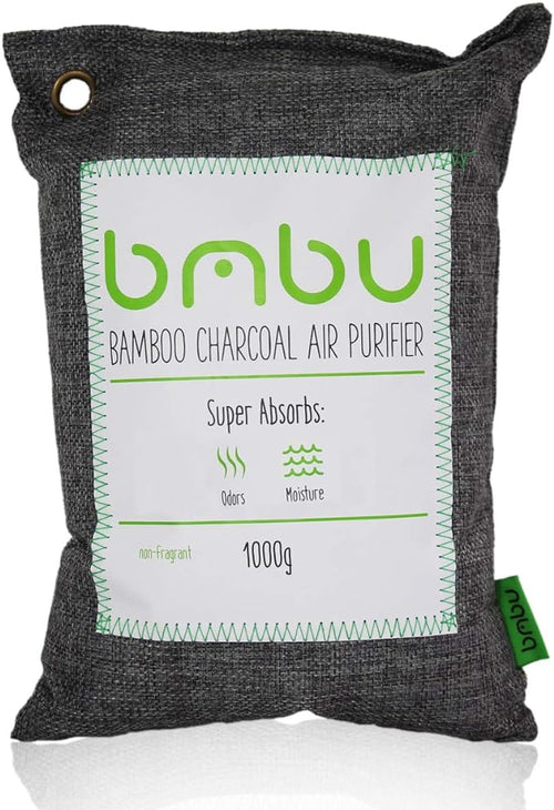 1000g Large Bamboo Charcoal Air Purifier Bag - Car Deodorizer Freshener - Remove Odor and Control Moisture in Your RV, Camper, SUV, Truck, Closet, Mobile Home, Storage - Non fragrant 1kg by bmbu