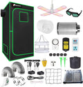 40"x40"x80" Grow Tent Kit,Complete System High Reflective Mylar Indoor Grow Tent +Full Spectrum LED Grow Light Combo Hydroponics Indoor Plant Growing Tent + Carbon Filter by iMeshbean