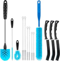 Bottle Brush Cleaning Set - Multi Cup Brush, Water Bottle Cleaner, Crevice Cleaning Brush Pipe & Tube Brushes for Tight Spaces, Grout Brush Cleaner Brush Long Straw Cleaner Brush for Stanley Mug by Unknown