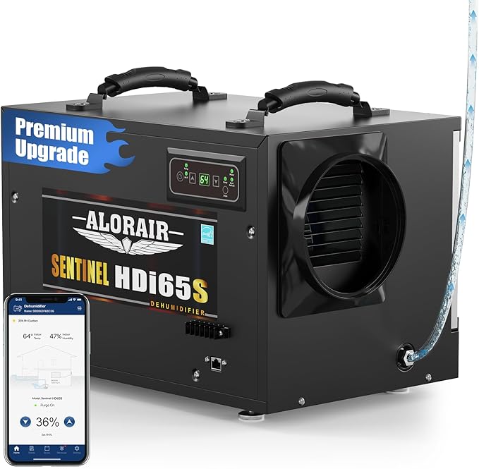 ALORAIR 120 PPD Energy Star Wi-Fi Dehumidifier for Crawl Space, Basement, and Commercial Use, APP Control with Pump and Hose, Compact Auto-Defrost Design by ALORAIRSOLUTIONSINC0J0DC