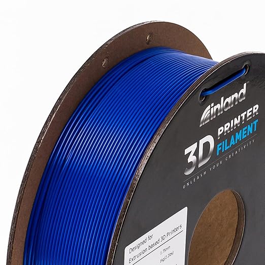 INLAND Micro Center PLA+ 3D Printing Filament 1.75mm - PLA Pro Dimensional Accuracy +/- 0.03 mm - 1kg Cardboard Spool (2.2 lbs) (2 Pack Silver & Blue, 1.75mm) - Image 4