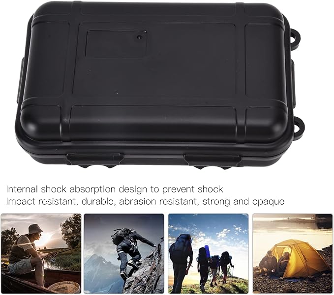 Anti-Pressure Shockproof Container Box, Small Waterproof Plastic Dry Storage Box with Foam, for Outdoor Camping Wilderness Survival - Image 4