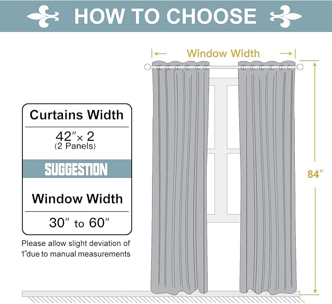 ChrisDowa Grommet Room Darkening Curtains for Bedroom and Living Room - 2 Panels Set Thermal Insulated Blackout Curtains (Cappuccino, 42W x 84L) - Image 5