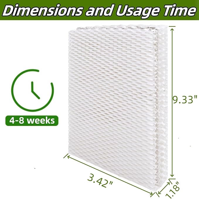 4 Pack MD1-0034 Replacement Humidifier Wick Filters Compatible with Vornado Evaporative EV100 EV200 EVDC300 EVDC500 EVDC505 Evap40 Evap2 Humidifiers - Image 3