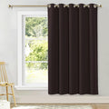 NICETOWN Blackout Curtain Room Darkening Panel Energy Smart Light Blocking Solid Grommet Blackout Curtain/Drape for Middle Window (1 Piece, 70 inches x 72 inches, Toffee Brown) by NICETOWN