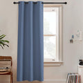 RYB HOME Room Divider Curtains - Blackout Window Curtains Privacy Wall Divider Screens Sound Proof for Living Room Bedroom Patio Sliding Door Basement, 1 Panel, Stone Blue, 60 x 108 inches Long by RYBHOME