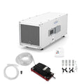 AprilAire E050PZ 50-Pint Professional-Grade, Whole-House Dehumidifier with drain hose for up to 1,600 Sq. Ft. with S86WMUPR Wi-Fi Thermostat, Drain Hose, Condensate Pump, Bracket, and Hanging Kit by AprilAire