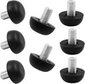 Litoexpe M8 Adjustable Furniture Leg Levelers, 8pcs Thread Screw in Furniture Leveling Feet Glides, Outdoor Patio Furniture Legs for Table, Chair, Desk, Cabinet by PRATICALPRODUCTS