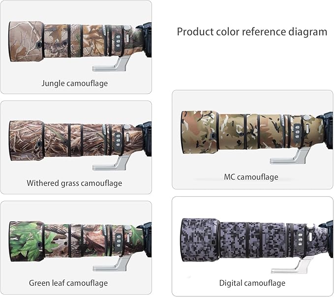 Lens Cover for Fujinon XF 150-600mm OIS WR Camouflage Camera Lens Protection Sleeve (Color #Digital Camouflage - Waterproof) Rain Cover - Image 7