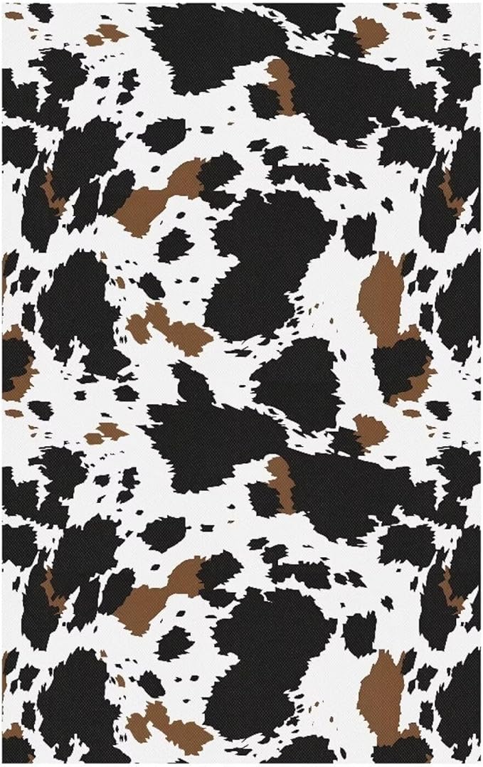 Cow Pattern Chair Headrest Covers Non-Slip Chair Slipcover with Pins Pet Scratch Resistant Removable Washable Furniture Protector for Living Room - Image 7