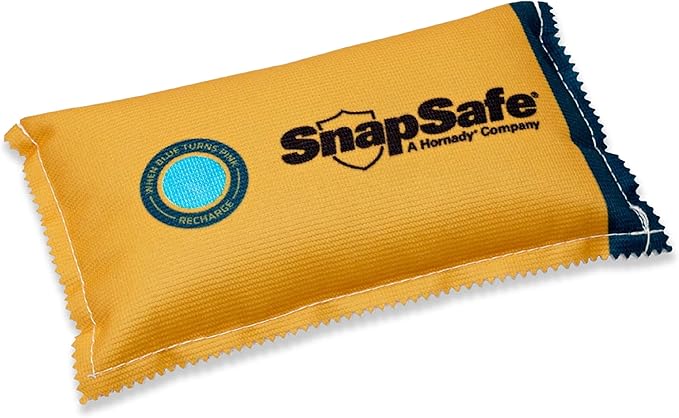 SnapSafe Reusable Dehumidifier Bag 450G, 75908 - Portable, Easy to Use Moisture Absorbers for Gun Safes & Cabinets - Prevent Moisture Damage for Gun Safe Accessories, Firearms in Your Gun Vault by SnapSafe