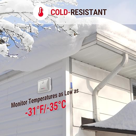 TempPro Indoor Outdoor Thermometer Wireless Hygrometer, 500FT Inside Outside Thermometer, Remote Temperature Monitor with Cold-Resistant Sensor, Outdoor Thermometers for Patio (Previously ThermoPro) - Image 3