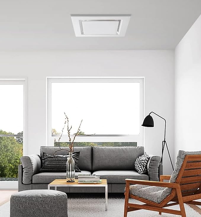 Nalle Ventilation Fan Ceiling Bathroom Exhaust Fan Extractor Fan (No Attic Access Required) (120 CFM 1.2 Sones) （Style B） - Image 4