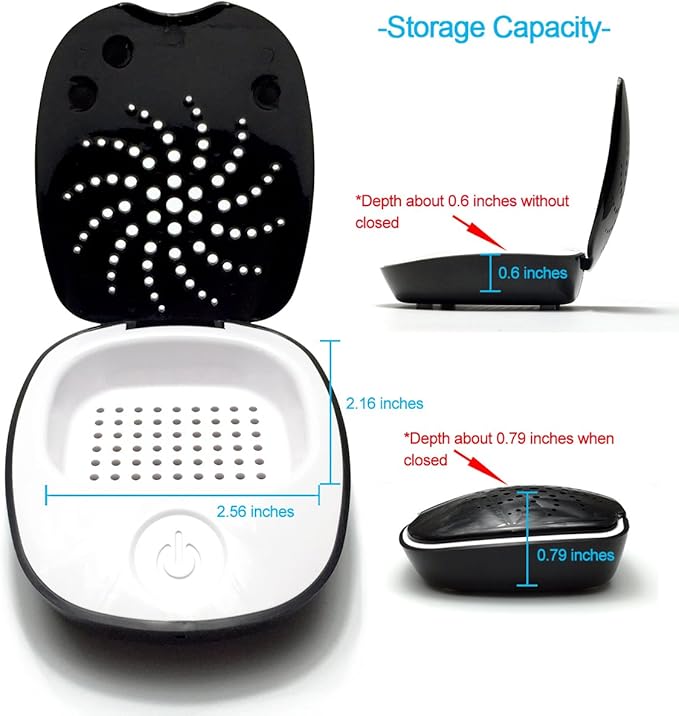 Portable USB Electric Dehumidifier Hearing Aid Dryer,Temperature Range 104-122 Degree,Energy-efficient and Safe - Image 3