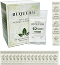62% Size 4g, 20 Pack Two-Way Humidity Control Packs – Hydration Packets & Moisture Absorbers for Storage Boxes, Camera Equipment & Food Containers by BuQueHM