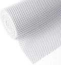 Shelf and Drawer Liner, Non-Adhesive Non Slip and Grip Durable Clean Pad Full Size 17.7 Inches x 20 Feet for Drawers, Shelves, Cabinets, Storage, Kitchen, Desks, Kitchenware, Tableware, White by Iwtmm
