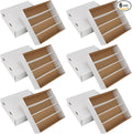Trading Card Storage Box 3120 Count Collector Cards Box White Sports Card Storage Boxes Card Sorting Tray Cases Cards Collection Trading Cards Box for Soccer Basketball Cards(6 Set) by HIMOMO