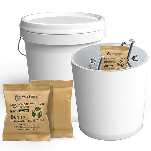 Kraft Clay Desiccants Packs for Safe, 264 Gram 35 Packs Dehumidifier for Gun Safe, Military Grade Moisture Absorbers, Conforms to MIL-D-3464E Type I & II Absorbents - Image 7