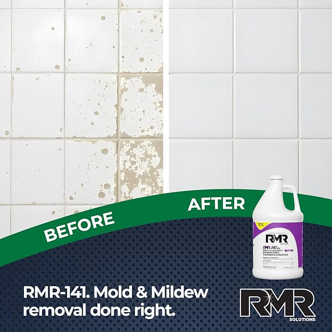 RMR-141 EPA Registered Mold and Mildew Killer, Eliminates Odors, Removes Mold, Mildew, Bacteria, and Viruses, 4 Pack of 1 Gallon Bottles - Image 4