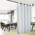NICETOWN Patio Door Curtain Vertical Blinds, Reduce Sunlight Grommet Top Room Divider Curtain Panel Screen Partitions for Furniture Protecting (Cloud Grey, 70 inches Wide x 84 inches Long) by NICETOWN
