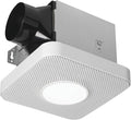 Homewerks 7130-40-BT DC Bathroom Fan with Light and Bluetooth Speaker 90-CFM 1.2 Sones White Easy Install, 4000 Kelvin Cool White Light by HomewerksWorldwide