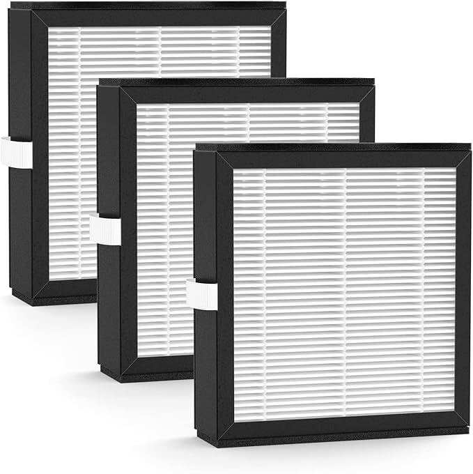 3 Packs Q10 Replacement Filters Compatible with Afloia Q10 Air Cleaner Purifier and Dehumidifier 2-in-1 by FCFMY