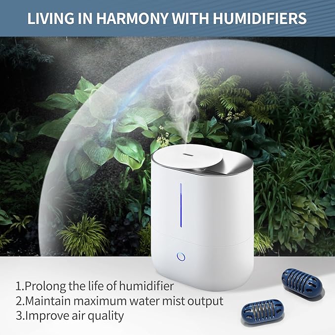 Demineralization Cartridge for Humidifier Compatible with HoMedics Total-Comfort Ultrasonic Humidifier: 20- Pack Demineralizer Tablets Filter Replacement for Water Decalcification, Remove Odor - Image 4