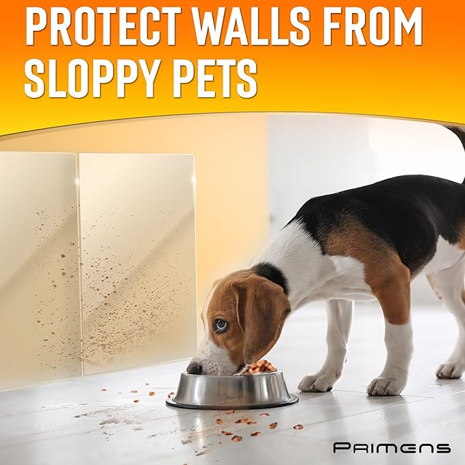 Clear Wall Protector Film Stickers for Kitchens & Offices - Shields Paint from Oil Splashes, Trash, Furniture Scuffs (Transparent, 7 Sheets) - Image 4