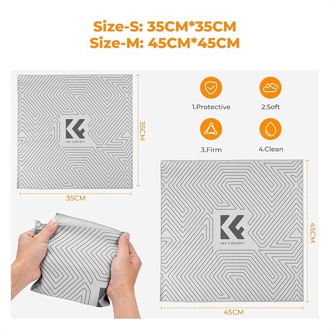 K&F CONCEPT Lens Camera Protective Wrap, Anti-scratch Lens protector, Magic Self-Adhesive Cloth Camera Wrap for Camera Lens/DSLR/Accessories - Image 7