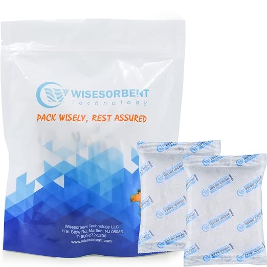 2Pcs 100 Gram Silica Gel Packets, Premium Dessicant Packs for Storage, Moisture Absorber for Moisture Control - Image 8