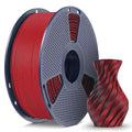 Matte PLA Filament 1.75mm, 1kg(2.2lbs) 3D Printer Filament, Smooth Matte Finish, Less Brittle, Dual Color Appearance from Different Angles, BlackRed by YOOPAI