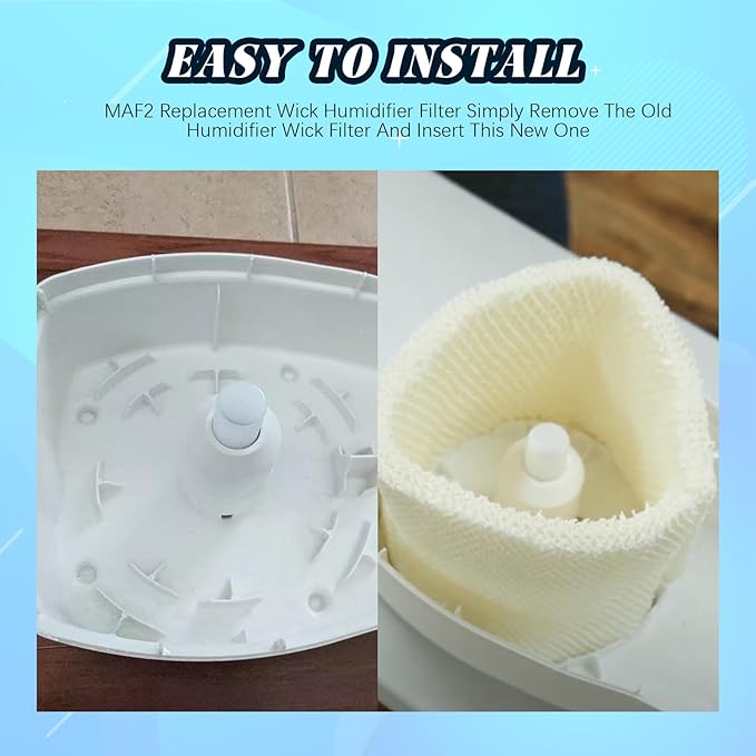MAF2 Humidifier Filter Replacement for AIRCARE Essick Air Moist Air MA0800 MA0600 MA08000 MA0601 for Kenmore 15408 15508 154080 17006 29706 29988 Series Humidifier Super Wick Filter (2-Pack) - Image 5