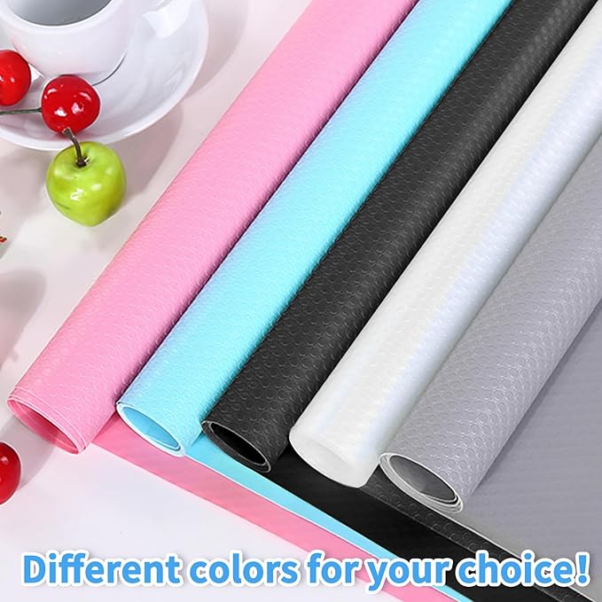 Bloss Shelf Liners, Non Adhesive EVA Drawer Mat Liners Roll for Bathroom, Kitchen, Desks, Deco Shelves 12×59 inch-Grey - Image 8