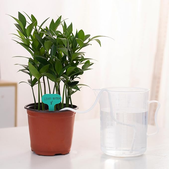 ORIMERC 30 feet 1/8 inch Self Watering Capillary Wick Cord Vacation Plant Sitter DIY Hydroponic Wicking Self-Watering Planter Pot Automatic Water System Device Potted Violet Auto Seedling Waterer Rope - Image 3