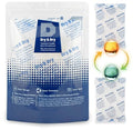 Dry & Dry 500 Gram [2 Packets] Orange Indicating Silica Gel Packets Desiccants - Food Safe Silica Packs, Silica Gel, Silica Packets, Desiccant Packs for Food Storage by DryDry