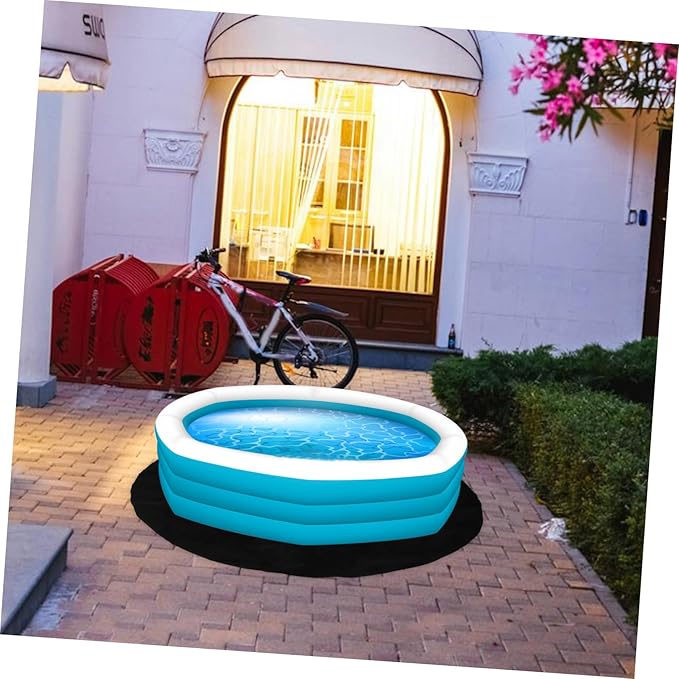 Toyvian Non-Slip Hot Tub Felt Mat Round Waterproof Cushion Pad for Hot Tubs Anti-Fatigue Floor Protector Sturdy Moisture Barrier for Indoor/Outdoor Use - Image 9