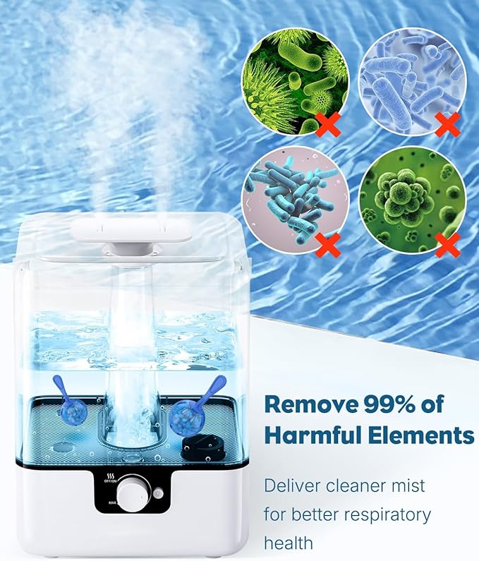 Pawfly 12 Pcs Humidifier Cleaner, Demineralization Cleaning Ball, Humidifier & Fish Tank Water Cleaner for Home and Office – Purify Water - Image 3