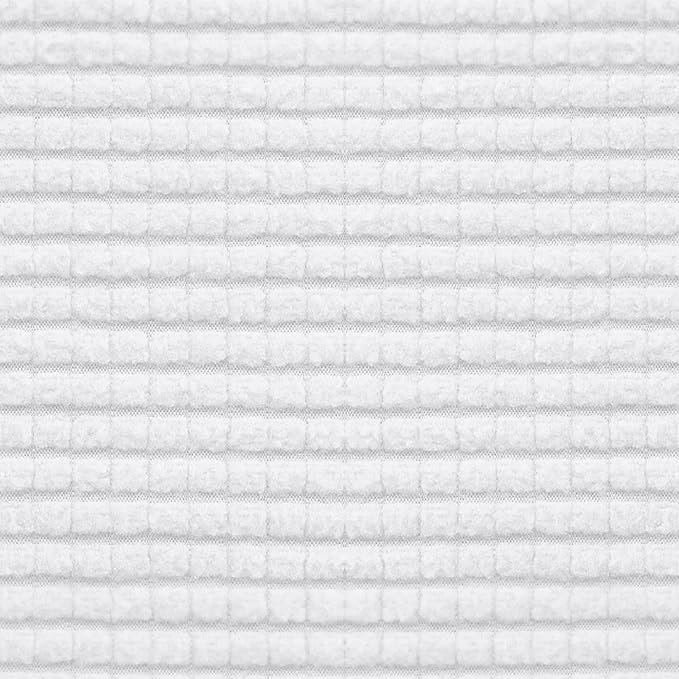 Easy-Going Stretch Individual Chair Couch Cushion Cover Sofa Cushion Furniture Protector Sofa slipcover Soft Flexibility with Elastic Bottom (3-Piece Sofa Cushion Cover, Snow White) - Image 7