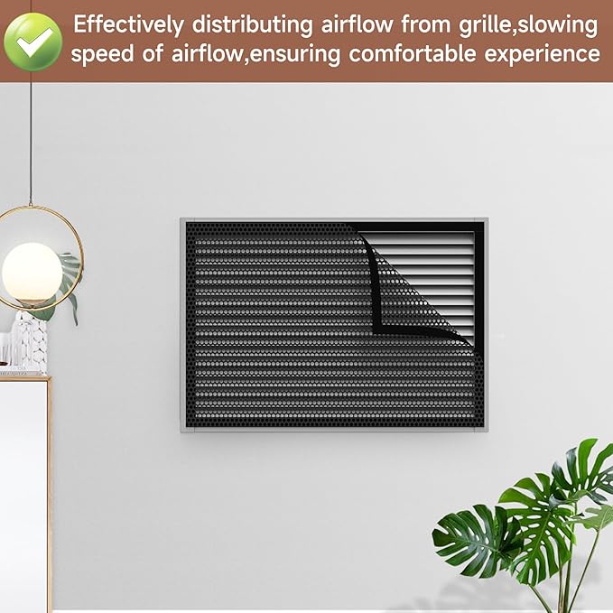 BJADE'S Sound Deadening Kit for Vent,Soundproofing Mats and Vent Covers for Reducing Noise and Dampening Vibration of HVAC Vent & Duct,Including 2 Pcs Sound Deadening Mat and 10"× 14" Vent Covers - Image 3