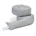 PIG Dryer-Safe Reusable Water Absorbent Sock - 2 Pack - 3" x 38" - Absorbs Up to 34 oz per Sock - Gray - PM50672 by NewPig