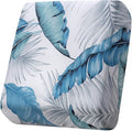 Fuloon Sofa Cushion Covers, Stretch Printed Seat Cushion Cover Couch Seat Slipcovers Washable Furniture Protector for Armchair Loveseat Sofa (Floral Gray-Blue, 2 PCS) by Fuloon