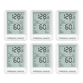 Freshliance Bluetooth Temperature Humidity Data Logger Recorder, Refrigerator Freezer Thermometer Hygrometer, Digital Remotely Temperature Humidity Monitor with APP Data Analysis, 6packs by FRESHLIANCE