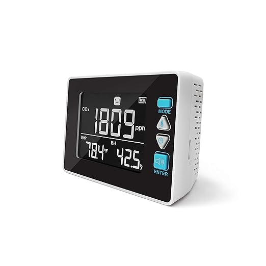 PerfectPrime CO2390, Indoor Air Quality Meter USB CO2 Carbon Dioxide Air Temperature Humidity DataLogger/Thermoemter/Hygrometer with SD Card - Image 2