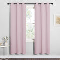 NICETOWN Baby Pink Blackout Curtains 78 inches Length for Bedroom, 2 Panels, 42" Wide, Thermal Insulated Decoration Drapes for Office Window by NICETOWN