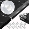 1.18 in x 16.4 FT,Clear Edge Corner Protector Baby Proofing with 6 Corners,Self Adhesive Protective Bumper Guards for Cabinet Door Desk Glass Table Bed Furniture,Kitchen Countertop by Unknown