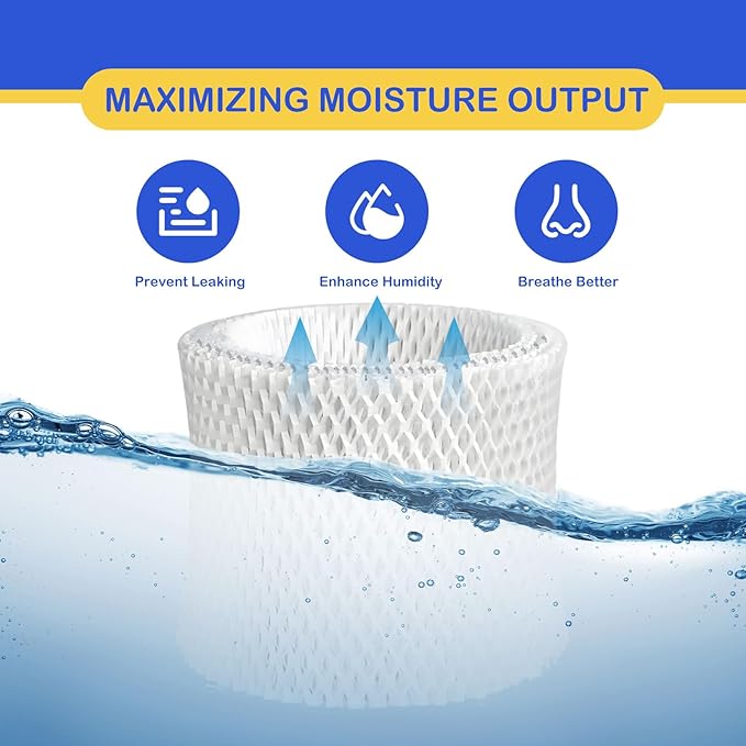 Humidifier Wicking Filter Replacement Compatible with Pelonis PSU10E1BB, PSU10E1WW and PSU10E2FWW, PSU10E2FBB Humidifier Wick Filter 3 Pack - Image 5