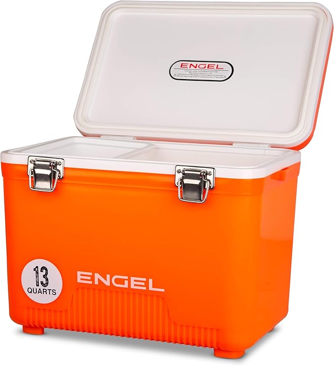ENGEL 13qt Leak-Proof, Air Tight, Drybox Cooler and Small Hard Shell Lunchbox for Men and Women by ENGEL