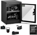 Electronic Dry Cabinet 30L, Camera Dry Cabinet 2 Tiers, Dehumidify Moisture Proof Lab Dry Box, 25%-60% RH Lens Camera Storage Cabinet Adjustment Knob by Unknown