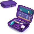Case Compatible with 3Doodler Start+ Essentials for 3D Pen Set for Kids, Carrying Holder Fit for Printing Pens, Storage Organizer for Printing Filament Refill, Micro-USB Charger (3D-05-Purple) by TATAVR