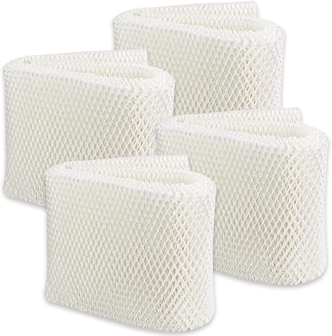 Funmit MAF2 Humidifier Wick Filter (4 Pack) Replacement for Esscik Air AIRCaire MiostAIR MA0800, MA0600, MA0601 15408, Replacement for Kenmore 17006, 29706, 29988 Series Humidifiers by Funmit